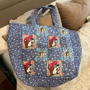 Bucees quilted tote bag